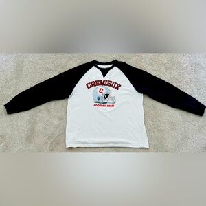 Cremieux Football Team Long Sleeve TShirt Graphic Logo Men’s Size XL